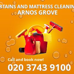 Arnos Grove curtains and mattress cleaning N11