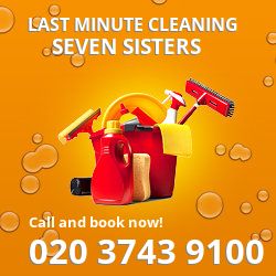 N15 same day cleaning services in Seven Sisters